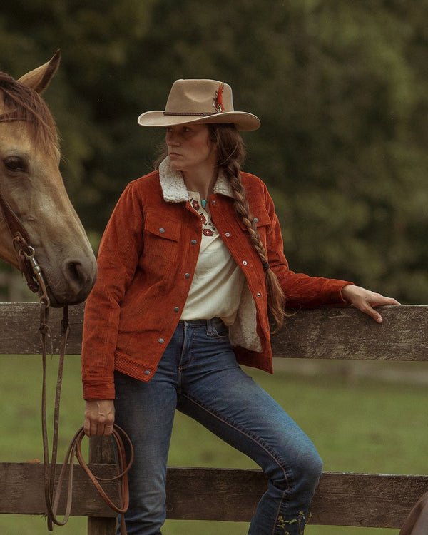 Outback Trading Co (NZ)  Georgia Corduroy Button Up Jacket