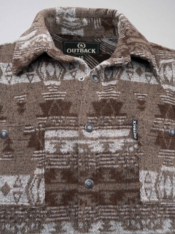 Outback Trading Co (NZ) Hudson Shirt Jacket Taupe / SM 42720-TAU-SM