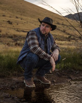 Outback Trading Co (NZ) Outback Mens's Cotton Plaid Shirt