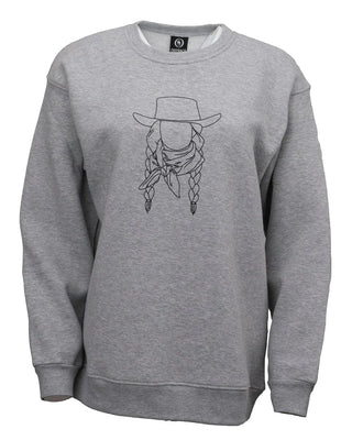 Outback Trading Co (NZ) Women's Crewneck Jordan Sweatshirt Grey / SM 40271-GRY-SM